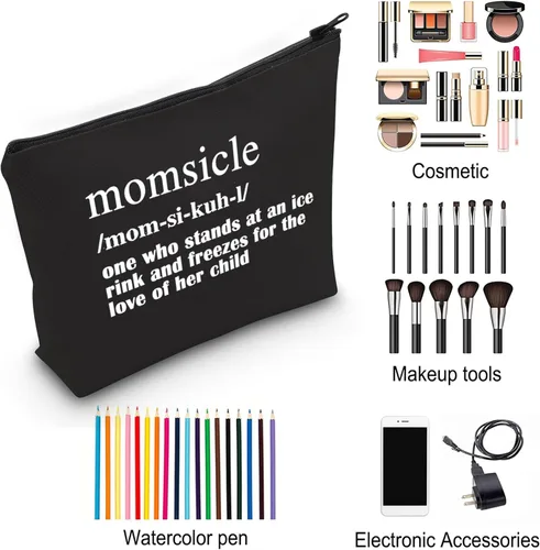 Miniatura 5 de ZJXHPO Kit de supervivencia para mamá de hockey, bolsa de maquillaje de momsicle definición, regalo del día de la madre, regalo para amantes del BL