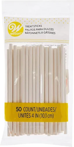 Wilton Palitos de piruleta de 4 pulgadas, 50 unidades