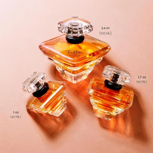 Miniatura 3 de Lancôme Trésor Eau de Parfum - Fragancia de larga duración con notas de rosa, lila, melocotón y flor de albaricoque - Perfume elegante y romántico