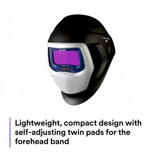 Miniatura 4 de 3M Speedglas - Casco de soldadura 9100 06-0100-20SW, con lente de oscurecimiento automático ADF 9100X