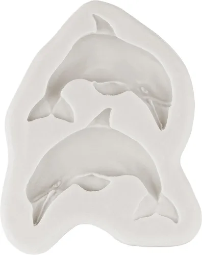 Miniatura 9 de Moldes de silicona para fondant, molde de caramelo de chocolate con delfín para decoración de pasteles, pasta de goma, arcilla polimérica