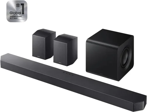Miniatura 15 de Samsung Barra de sonido de la serie B, subwoofer HW-B750F de 5.1 canales, con subwoofer inalámbrico, DTS Virtual:X 3D Audio, Q-Symphony y modo