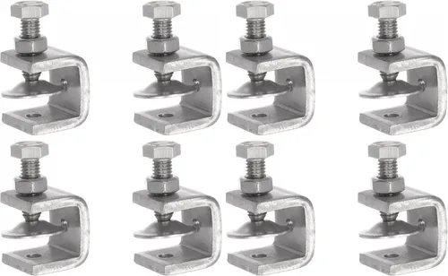 Miniatura 7 de uxcell Abrazadera en C de acero inoxidable con apertura de mandíbula de 0.79 pulgadas de ancho para carpintería soldadura edificio montaje doméstico