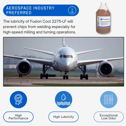 Miniatura 3 de Fusion Chemical - Fluido de mecanizado con baja espuma Fusion Cool 2275 LF Refrigerante de uso general con bajo olor excepcional, alta