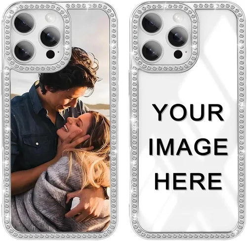 Miniatura 10 de Funda de teléfono con imágenes personalizadas para iPhone 17/16/15/14/13/12/11 Pro Max Plus Air, funda protectora suave de TPU transparente, diseño