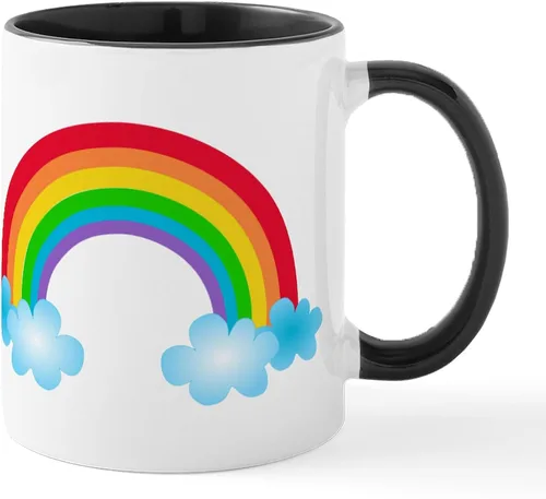 Miniatura 11 de CafePress Jake's Rainbow Shark - Taza de café de cerámica (11 oz)