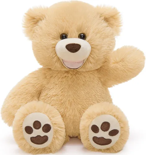 Miniatura 31 de MorisMos Oso de peluche gigante, animales de peluche grandes de 39 pulgadas con huellas grandes, osos de peluche, regalo para niños, morado