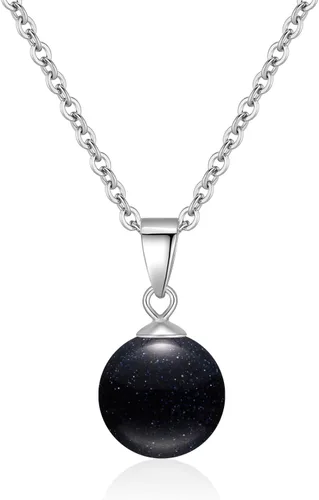 Miniatura 10 de Collar de jade natural para mujer, de plata de ley, ajustable, hecho a mano, con dije de jade verde, collar de cristal curativo, regalo de buena