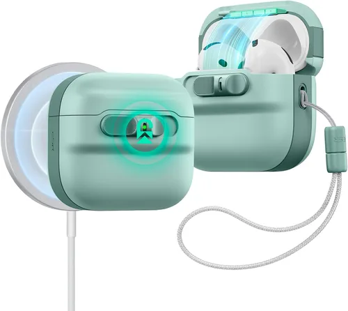 Miniatura 24 de ESR Funda para AirPods Pro (2023/2022/2019, 2ª/1ª generación), compatible con Airpods Pro 2 (cable USB-C/Lightning), listo para MagSafe, bloqueo