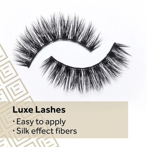 Miniatura 5 de Eylure Luxe Silk Marquise - Pestañas reutilizables, adhesivo incluido, 1 par