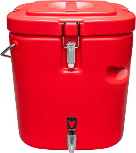 Contenedor de sopa aislado comercial calentador de alimentos, enfriador de bebidas aislado de 5 galones, caja caliente de 21QT para catering,