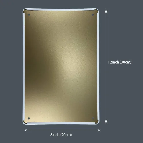 Miniatura 2 de Letrero decorativo retro de 8 x 12 pulgadas, letrero de metal decorativo para habitación, arte de pared retro, póster de viaje por el mundo