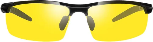 Miniatura 17 de Gafas de sol polarizadas fotocrómicas para hombre Al-Mg marco de metal gafas de conducción deportivas protección UV400 gafas antirreflejos