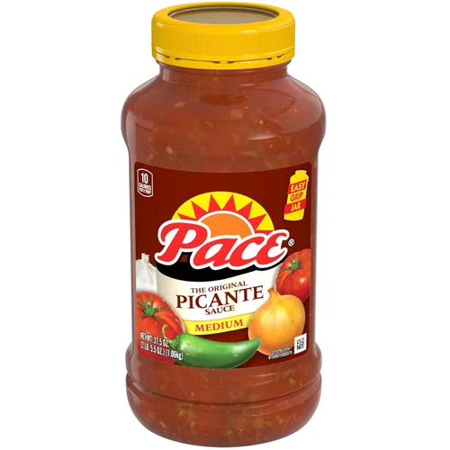 Miniatura 26 de Salsa picante caliente Pace, frasco de 16 oz