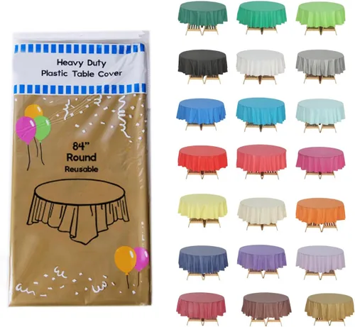 Miniatura 26 de Evershine - Mantel de plástico resistente (reutilizable, 12 unidades)