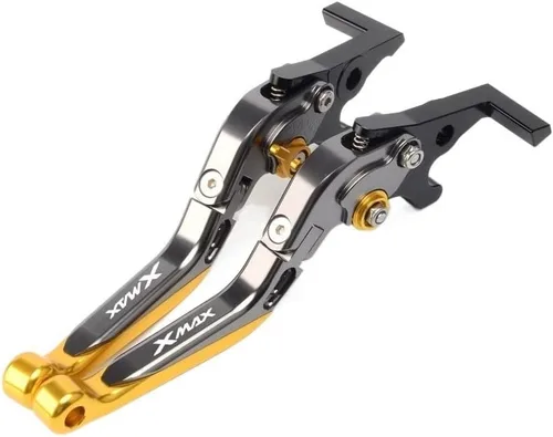 Miniatura 4 de F - Palancas de embrague de freno extensibles plegables para motocicleta Yamaha X-MAX 300 Xmax 125 250 400 2017-2020 Y (color negro)