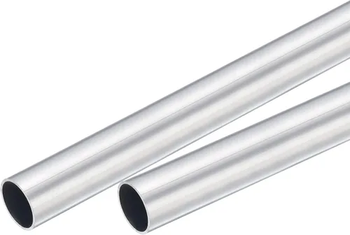 Miniatura 40 de uxcell Tubo redondo de aluminio 6063 0.157 in OD 0.118 in diámetro interior 11.811 in longitud tubería