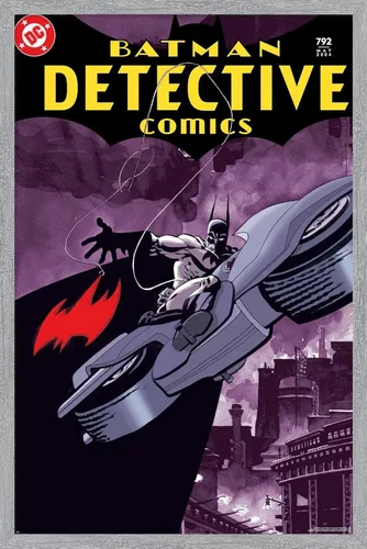 Miniatura 13 de Trends International DC Comics Batman - Póster de Batman Detective Comics #792 Versión enmarcada de caoba