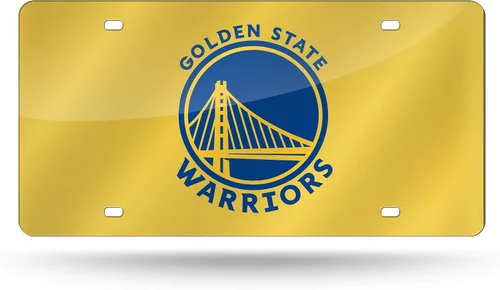 Miniatura 33 de Rico Industries Placa de matrícula metálica con incrustaciones láser de la NBA