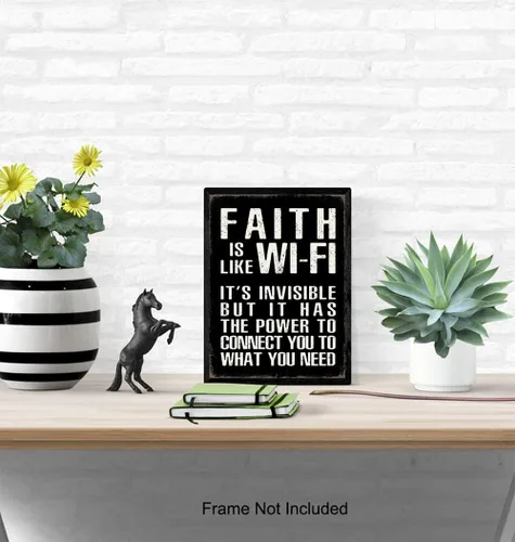 Miniatura 5 de Decoración de Pared Religiosa Espiritual Inspiradora - Arte de Pared Cristiano - Regalos Católicos para Hombres, Cueva del Hombre - Decoración