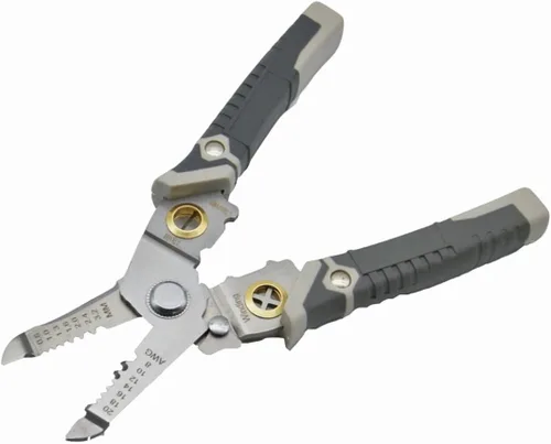Miniatura 2 de TMAX 8-20 AWG Herramienta profesional para engarzar cables, cortador de alambre, crimpadora de cables, pelacables, herramientas de cableado