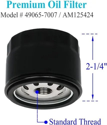 Miniatura 6 de HOODELL Kit de Afinación FR691V para Motor Kawasaki FR651V FR730V FS481V FS541V FS600V FS730V de Cortacésped Tractor, Reemplaza 49065-7007 Filtro