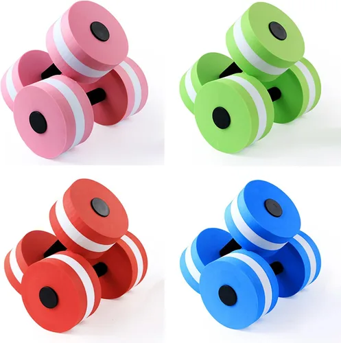 Miniatura 5 de 2 mancuernas de espuma EVA, mancuernas de agua, pesas de agua, juego de mancuernas de ejercicio acuático, mancuernas antideslizantes y resistentes