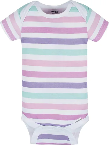 Miniatura 4 de Onesies Brand Paquete de 8 mamelucos de manga corta para bebé niñas