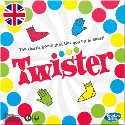 Miniatura 17 de Twister Ultimate: Alfombrilla más grande, manchas más coloreadas, familia, juego de fiesta para niños mayores de 6 años; compatible con Alexa