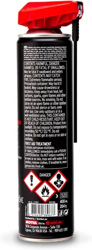 Miniatura 6 de Motul C2 Chain Lube Road - Aerosol lubricante para cadena de motocicleta para motocicletas de calle y deportivas, lata de 9.3 onzas (111819)
