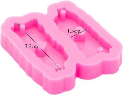 Miniatura 2 de Moldes de resina de silicona con forma de mapa de Puerto Rico, hechos a mano, moldes de silicona epoxi hechos a mano, aretes de moda, pulsera