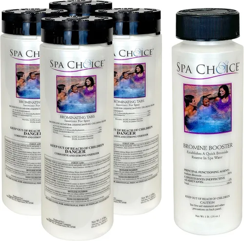 Miniatura 11 de SpaChoice 472-3-3001A Tabletas de bromo para bañera de hidromasaje de spa, 1.5 libras, con bromuro de sodio de 1 libra