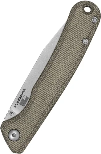 Miniatura 4 de Kershaw Federalist - Cuchillo de bolsillo plegable, carpeta manual con níquel para uñas, hoja de acero inoxidable CPM 154 de 3.25 pulgadas