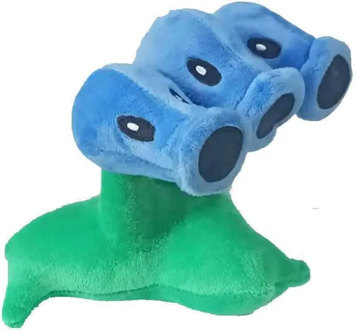Miniatura 5 de JHESAO 7 "Pea Plants and Zombies Peashooter Plush Toys Threepeater PVZ Plush 1 2 Stuffed Soft Doll Three Heads Ice Pea Toy New
