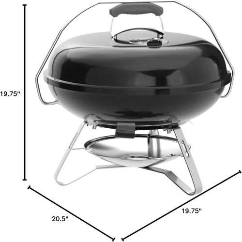 Miniatura 3 de Weber Jumbo Joe - Parrilla de carbón (18 pulgadas), color negro