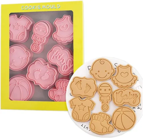 Miniatura 22 de 8 Piezas Moldes de Galletas de la Estatua de la Libertad para Hornear Moldes de Galletas, Prensa Torre Eiffel, Juego de Moldes de Galletas