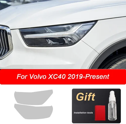 Miniatura 3 de JCAKES Película protectora para faros delanteros de coche, etiqueta transparente de TPU, para Volvo XC90 XC40 XC60 V60 2014-presente Accesorios