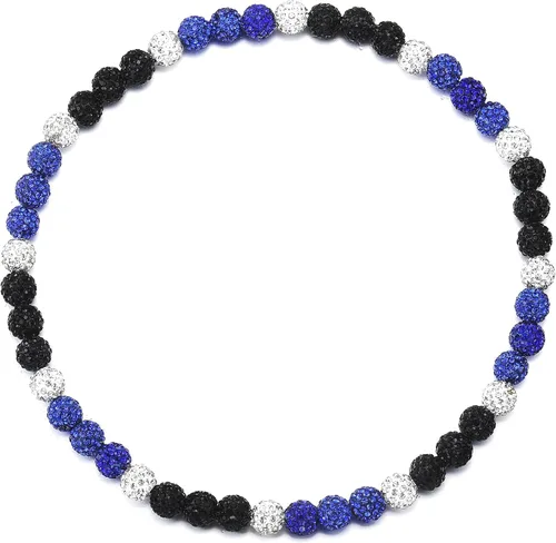 Miniatura 27 de Collar de Cadena de Béisbol con Perlas para Hombres, Regalos de Collar de Béisbol de la Colección Bling Ice para Niños, Collar de Accesorios
