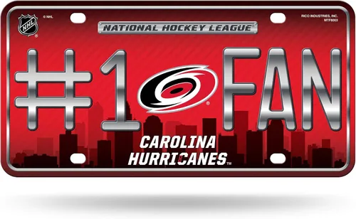 Miniatura 13 de NHL #1 - Placa de matrícula metálica para ventilador