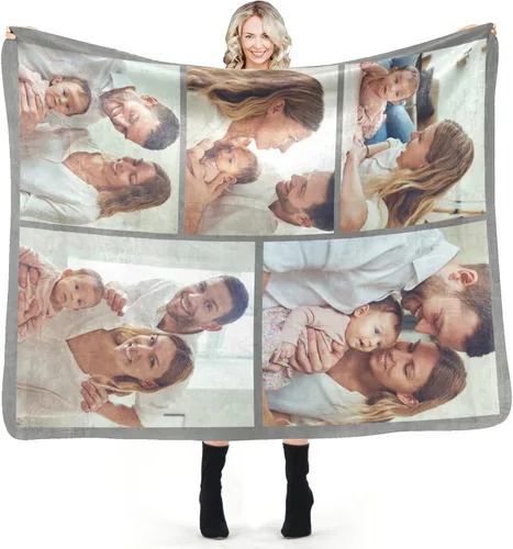 Miniatura 182 de Mantas personalizadas con foto, manta de fotos personalizada, mantas personalizadas con imagen, regalos personalizados para mujeres, hombres