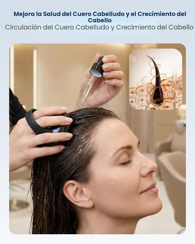 Miniatura 6 de COMFIER Masajeador de Cabeza Inalámbrico Masajeador de Cuero Cabelludo para Crecimiento Capilar con 3 Modos de Amasado, Masaje Capilar Impermeable