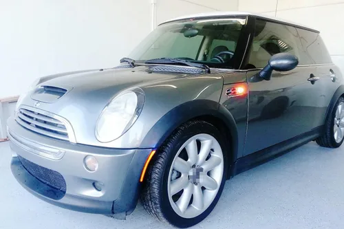 Miniatura 4 de iJDMTOY Kit de luz de marcador frontal LED ámbar con lente ahumada, compatible con Mini Cooper 2002-08 de 1ª generación R50 R52 R53, reemplaza