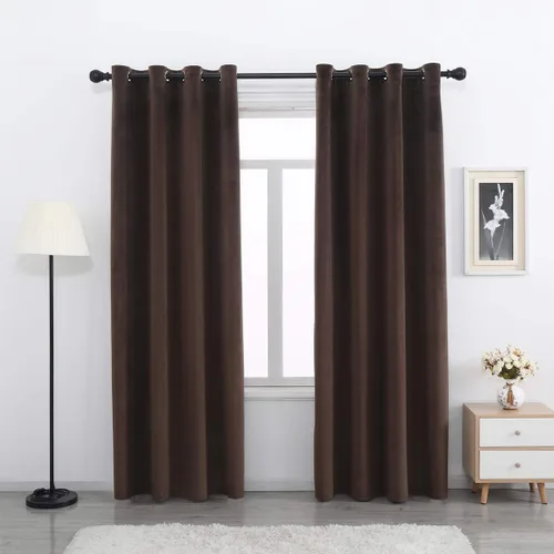 Miniatura 24 de SPXTEX Cortinas Opacas de Terciopelo Verde - 84 Pulgadas de Largo, Bloqueo de Luz, Parte Superior con Ojales, Aislamiento de Calor, Térmico