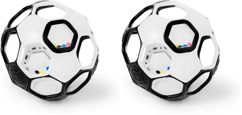 Miniatura 24 de Bright Starts Oball Sonajero de fácil agarre sin BPA para bebé en azul, edad recién nacido y más, 10 cm