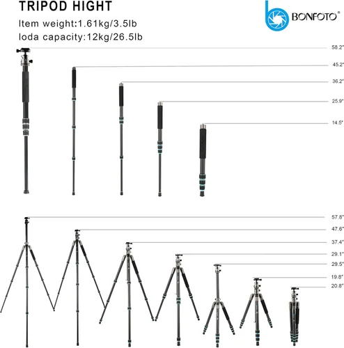 Miniatura 5 de bonfoto-tripod