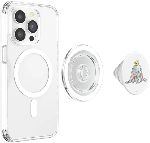 Miniatura 3 de Disney PopSockets PopSockets Classic Dumbo Baby Elephant PopGrip: agarre intercambiable para teléfonos y tabletas PopSockets MagSafe PopGrip