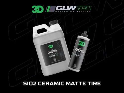 Miniatura 2 de 3D GLW Series SiO2 - Brillo de neumáticos de cerámica mate Protector de neumáticos con acabado mate profundo Hidrófobo y resistente a los rayos
