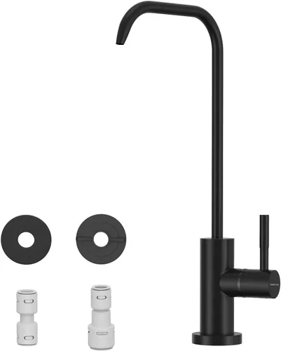 Miniatura 26 de WEWE Grifos de cocina con pulverizador desplegable, grifo de cocina de estilo granja en bronce cepillado con aceite, comercial, moderno, de arco