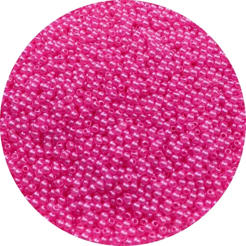 Miniatura 12 de 100 cuentas de perlas para manualidades, perlas de resina de 0.47 pulgadas para hacer joyas, cuentas redondas a granel con agujero para collares