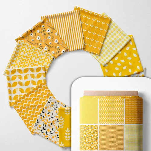 Miniatura 66 de Paquete de tela de algodón de color sólido, 50 cuadrados precortados (8 x 8 x 8 pulgadas), 100% algodón, 120 GSM, fabricado en Türkiye